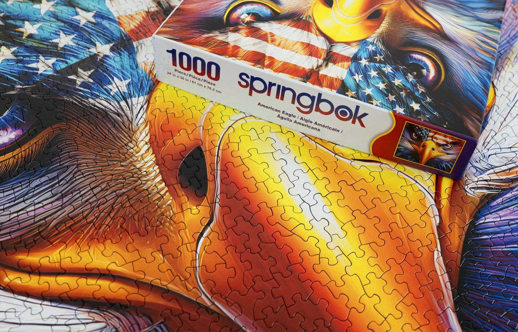 Springbok Puzzle - Amerian Eagle 1000 Piece Jigsaw Puzzle