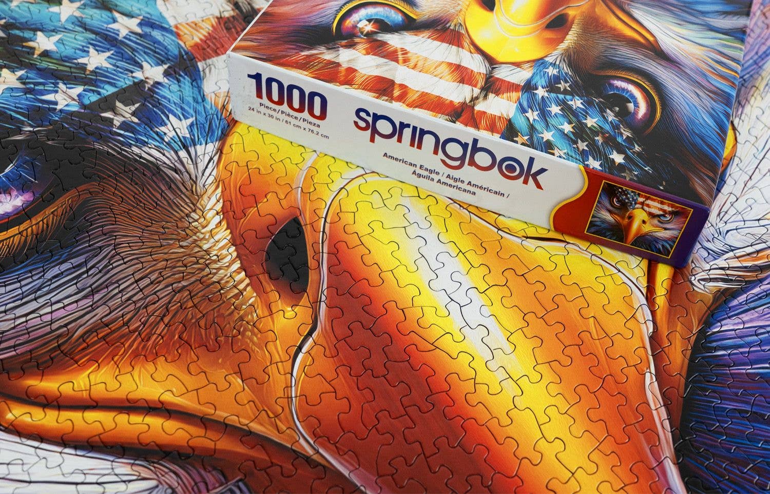 Springbok Puzzle - Amerian Eagle 1000 Piece Jigsaw Puzzle