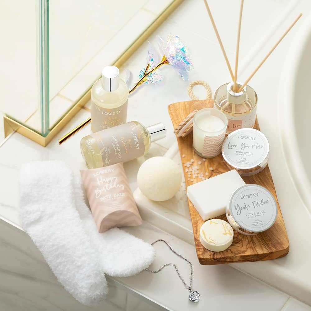 Happy Birthday Bath Spa Gift Basket