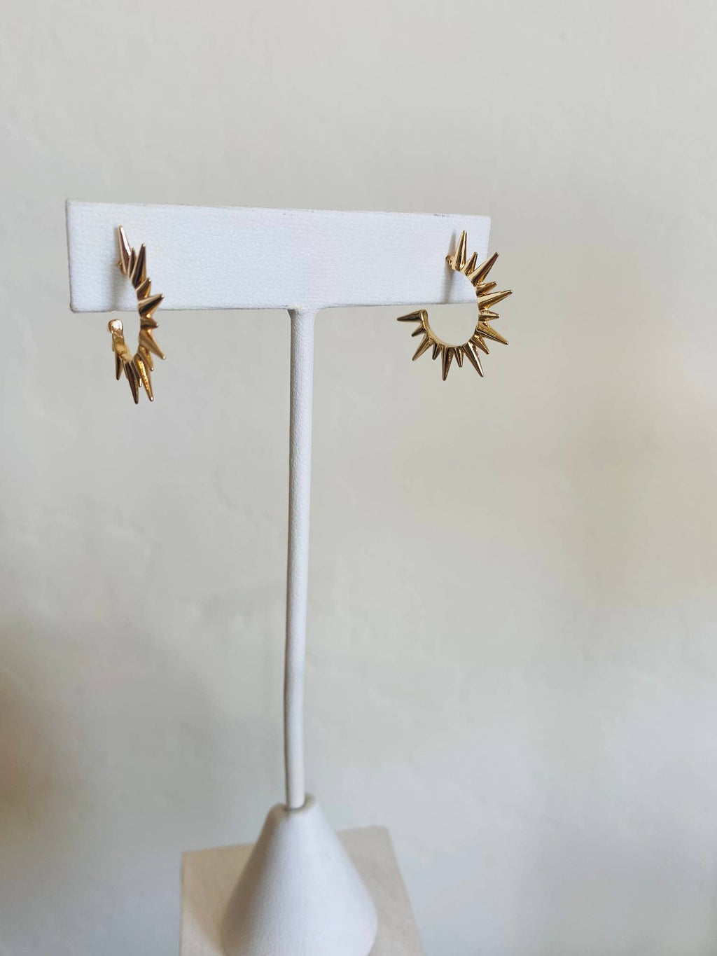 Spikey Hoop Earrings