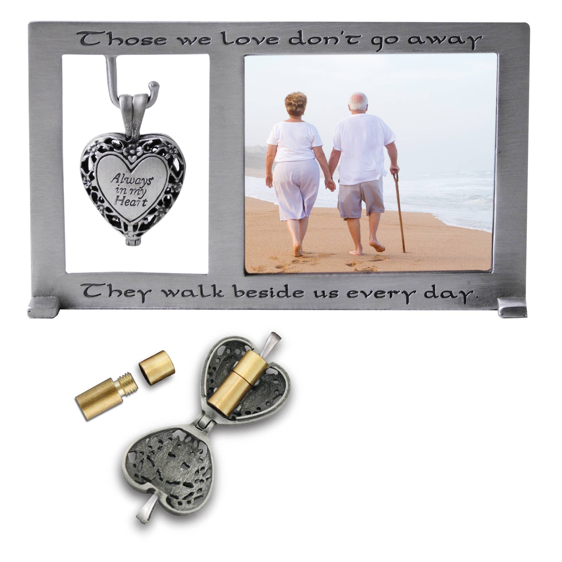 Those We Love Don't Go Away..Frame with Heart