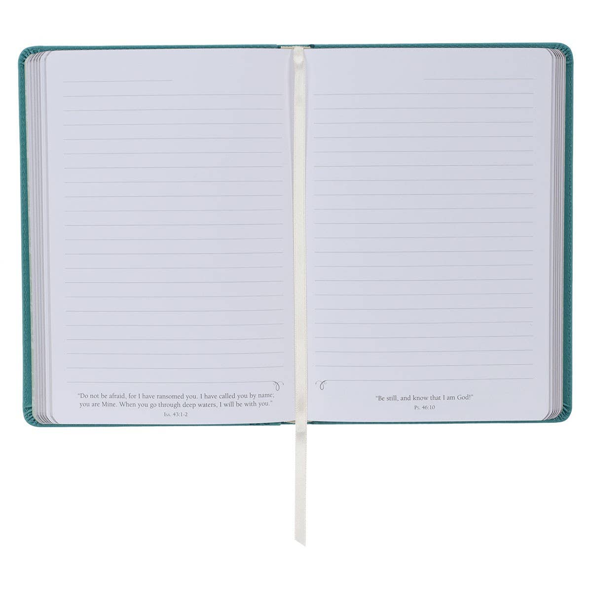 Be Still & Know Teal Faux Leather Classic Journal