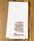 Arizona State Cities Tea Towel