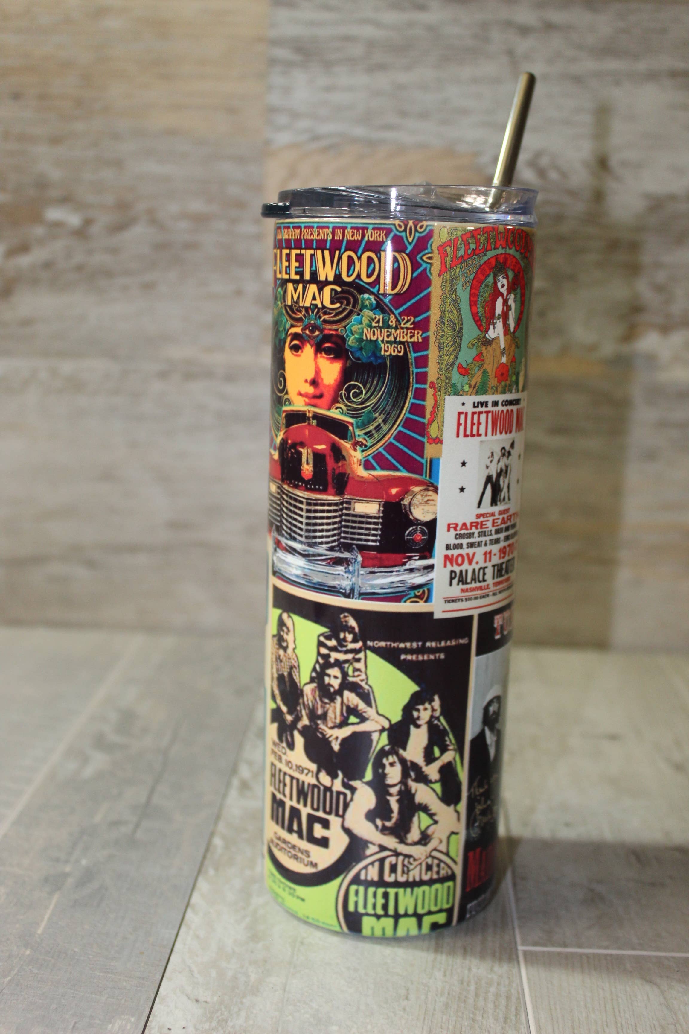 Fleetwood Mac Concert Poster Tumbler