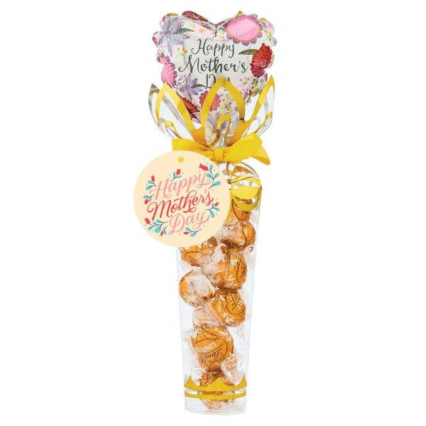 Lindt Lindor Chocolate Truffle Tower With Balloon - Mother's Day