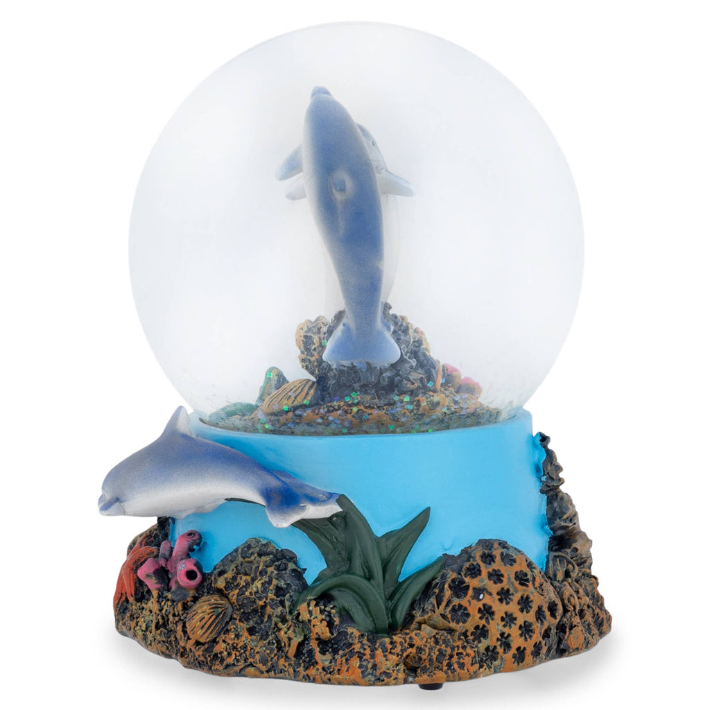 Dolphin Musical Snow Globe