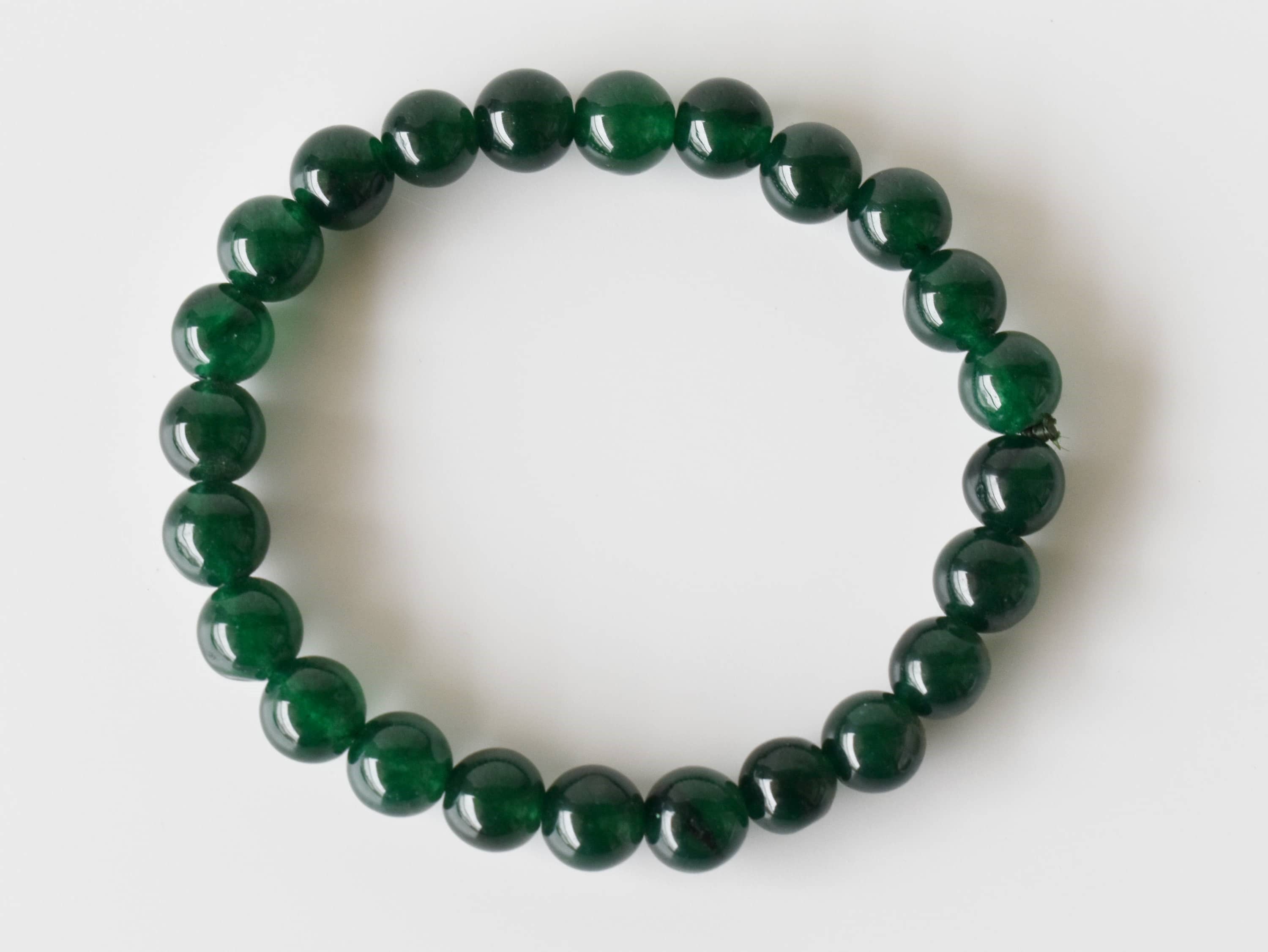 Green Jade Bracelet 4mm