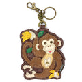 Monkey with Bananas Coin Purse/Key Fob