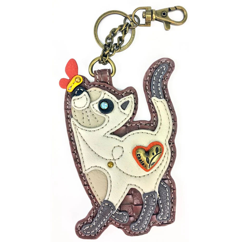 Slim Cat Coin Purse/Key Fob