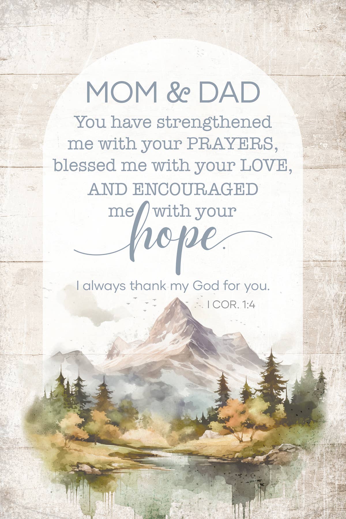Mom & Dad..Plaque