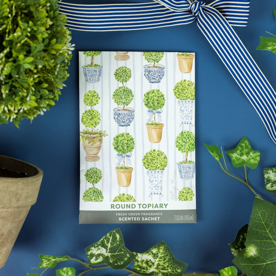 English Ivy/Round Topiary Sachet