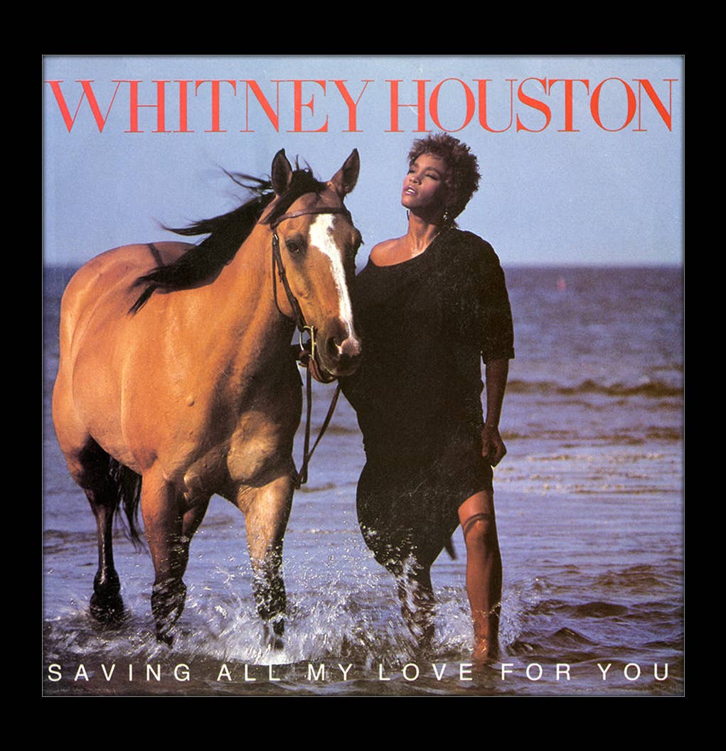 Whitney Houston - Saving All My Love Framed Print