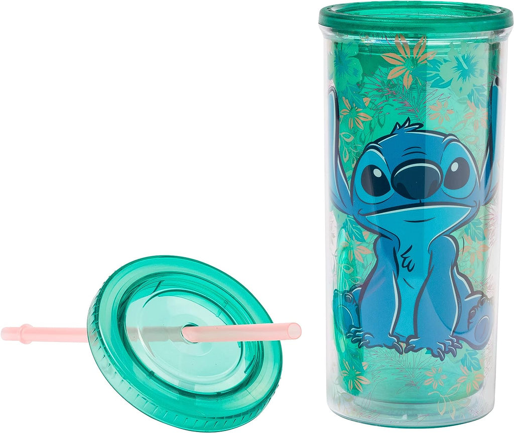 Lilo and Stitch Tropical Plastic Tall Cold Cup w/ Lid