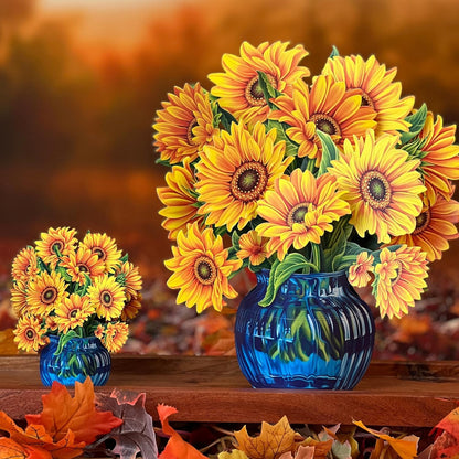 Mini Sunflowers FreshCut Paper - Pop Up Flower Bouquet