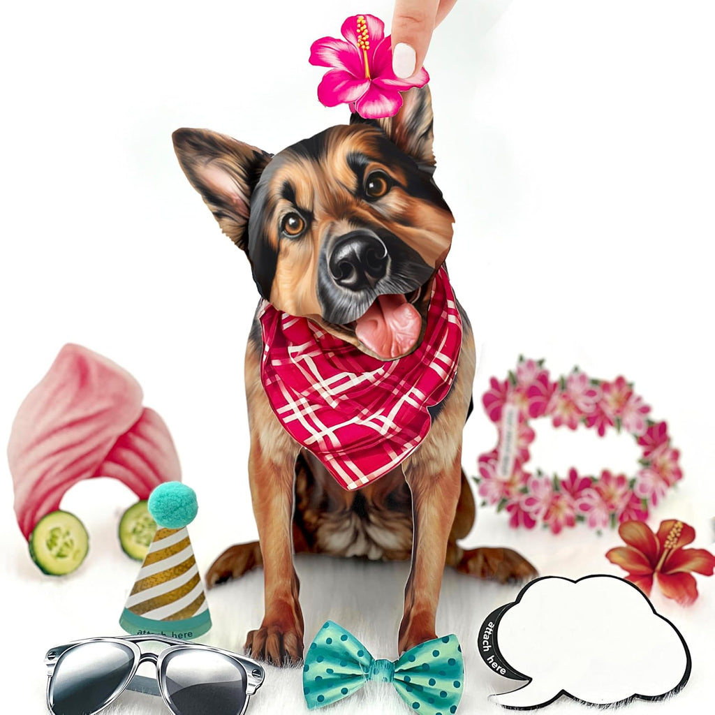 German Shepherd FreshCut Paper - Pop Up Pet Card