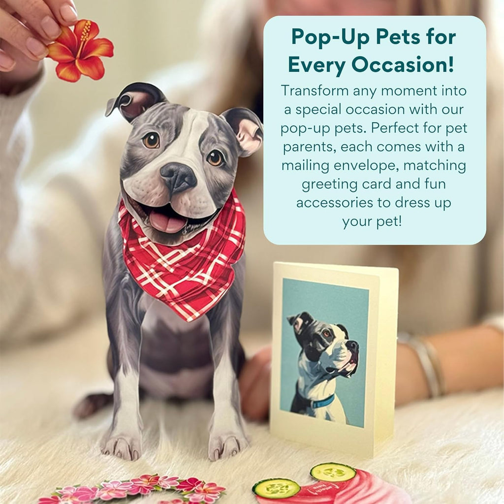 Pitbull FreshCut Paper - Pop Up Pet Card