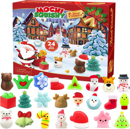 Christmas Advent Calendar Mochi Squishies