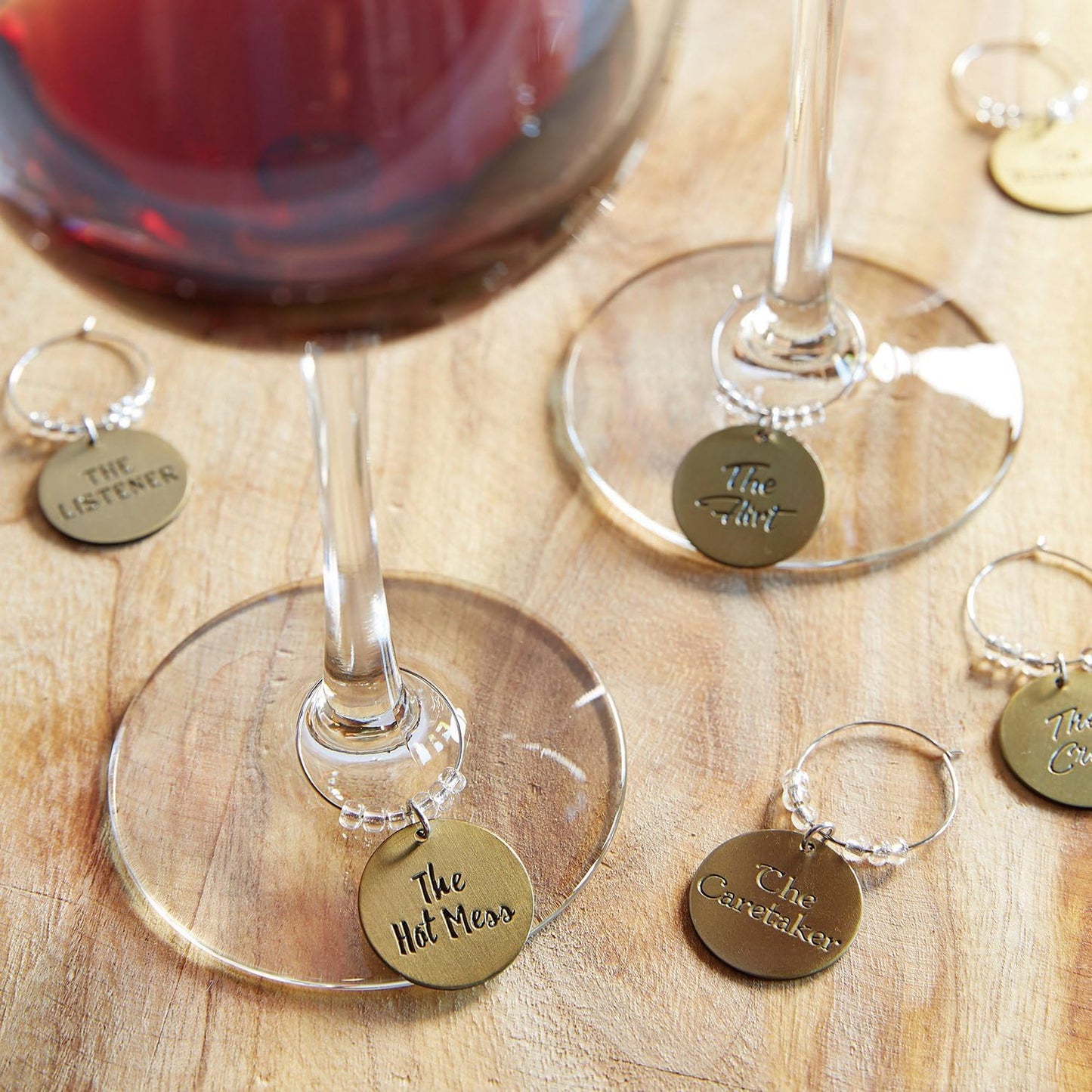 Personalities Wine Glass Charms