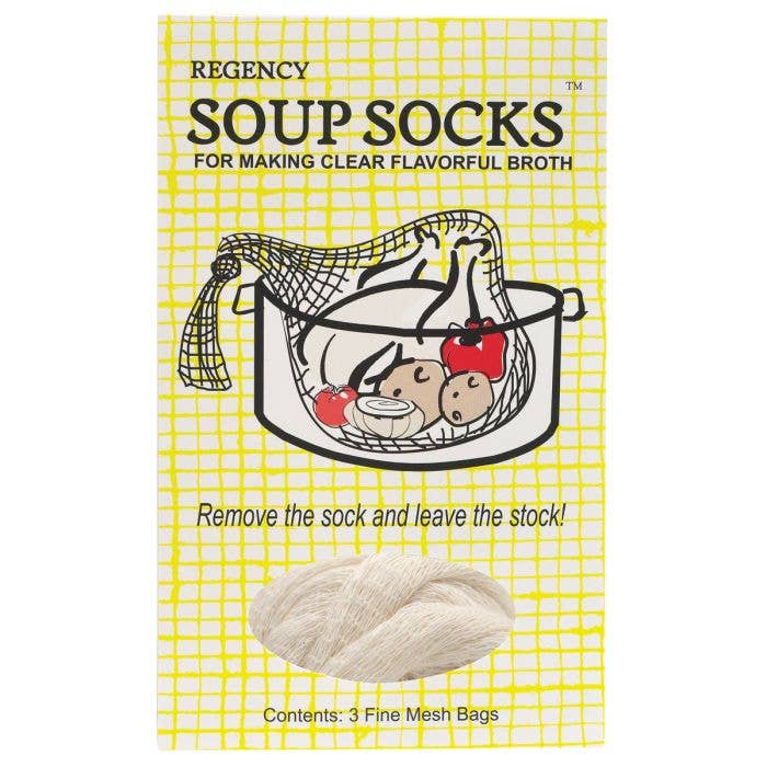 Soup Socks – Set of 3 Reusable Stock & Broth Bags