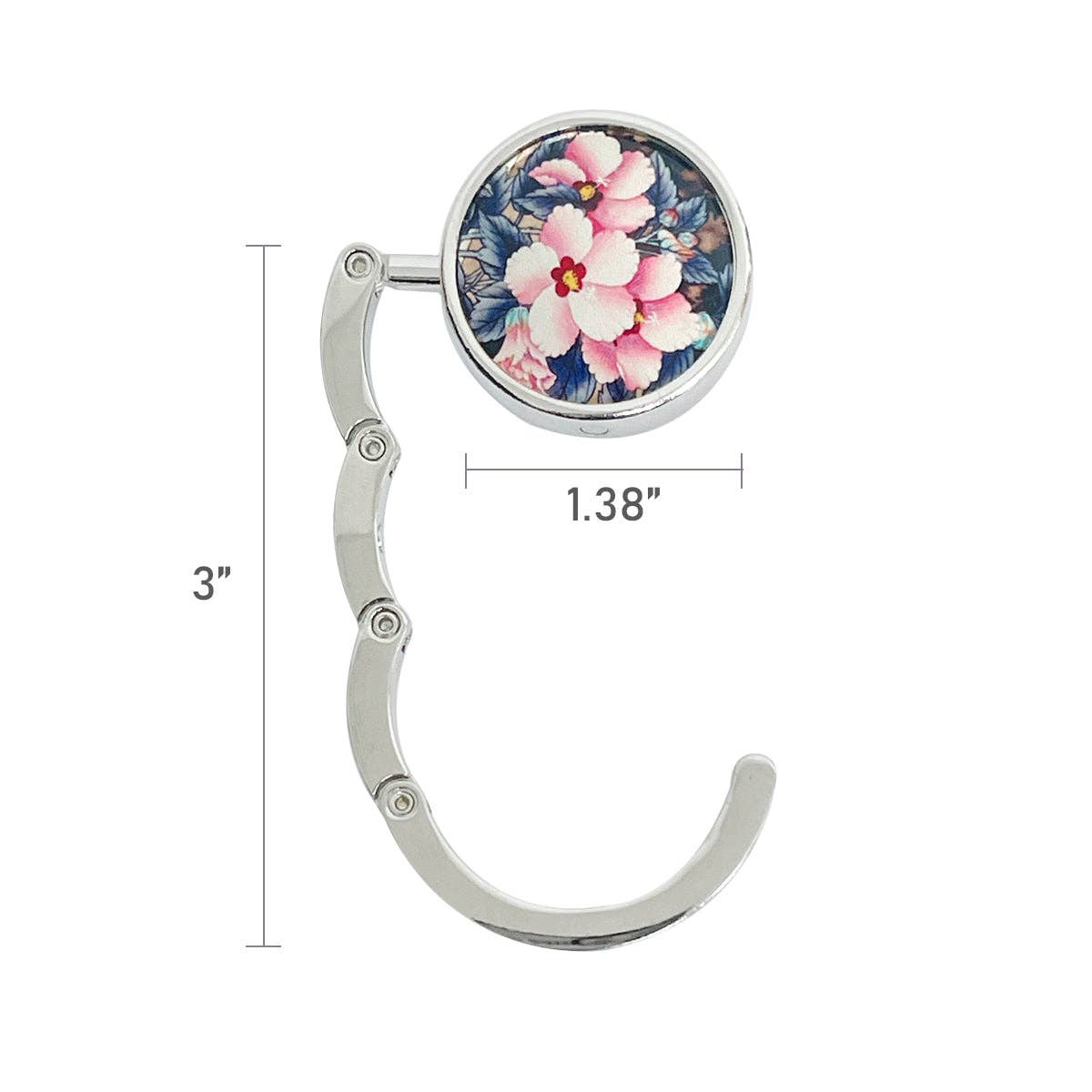 Purse Hook Hanger, Foldable Handbag Table H: Sunflower