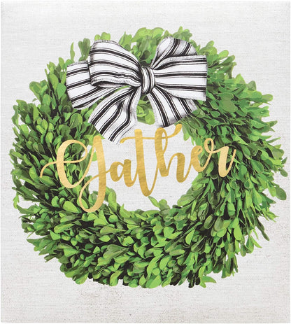 Gather Green Wreath Recipe Book/Binder