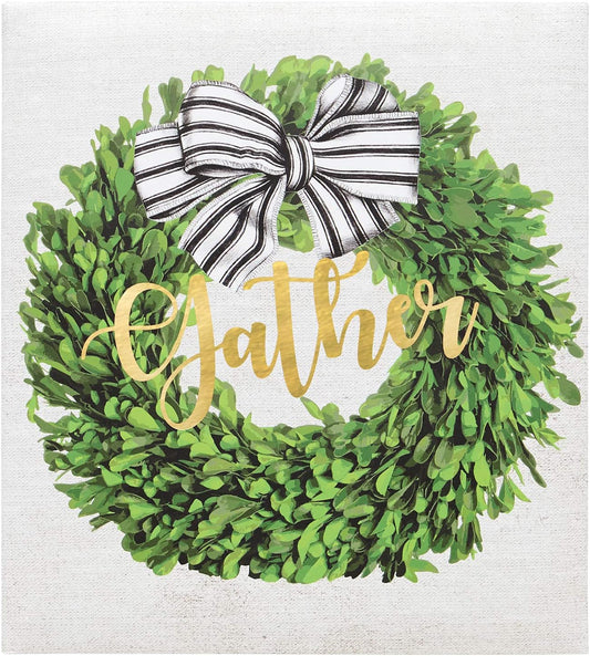 Gather Green Wreath Recipe Book/Binder