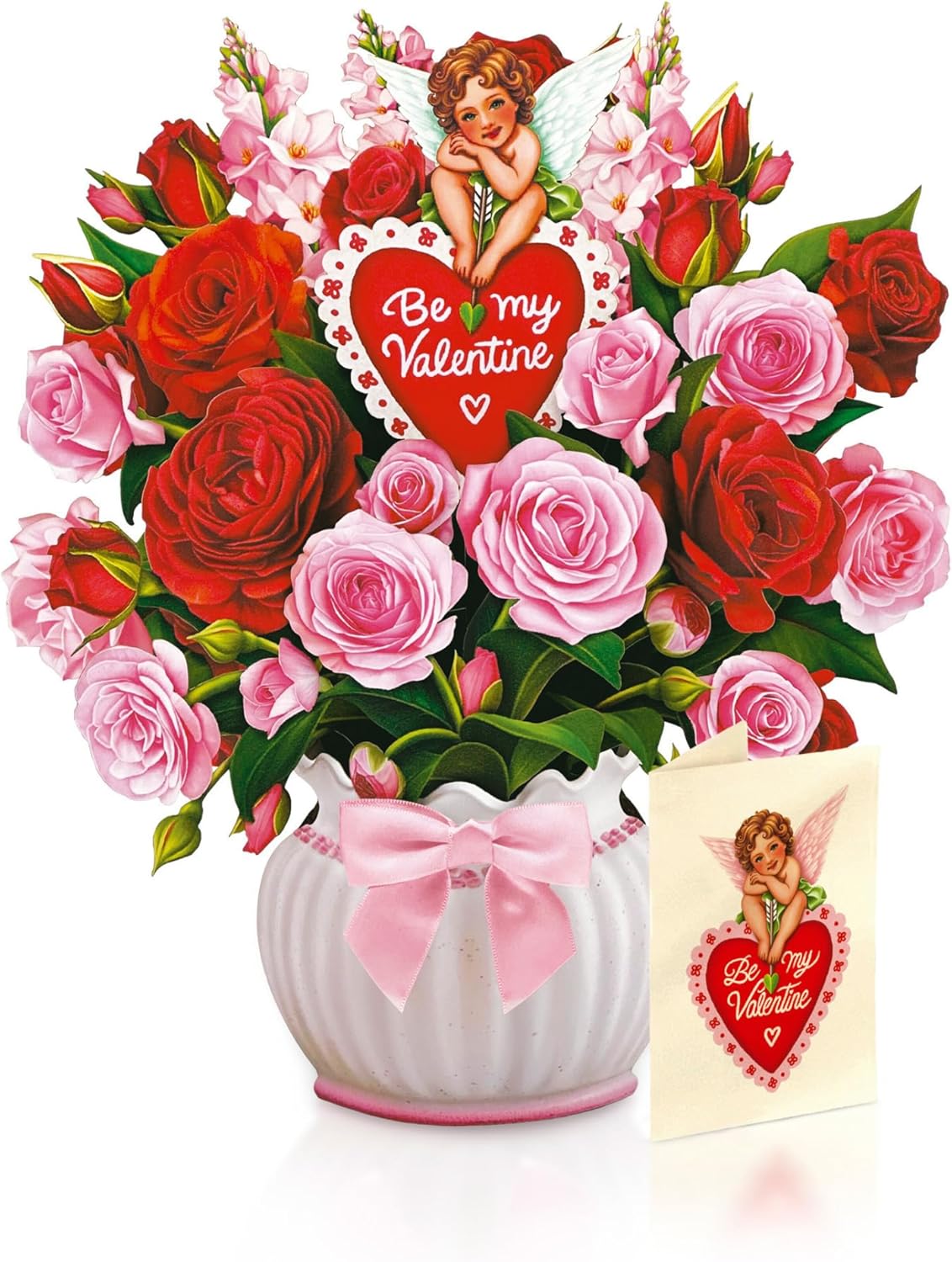 Cupid's Valentine FreshCut Paper - Pop Up Flower Bouquet