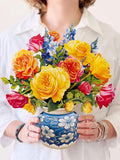 Sorbet Roses FreshCut Paper - Pop Up Flower Bouquet
