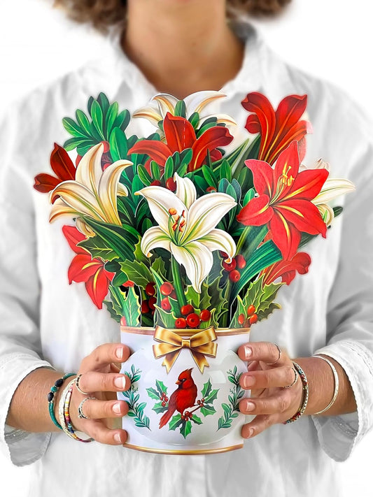 Winter Joy FreshCut Paper - Pop Up Flower Bouquet