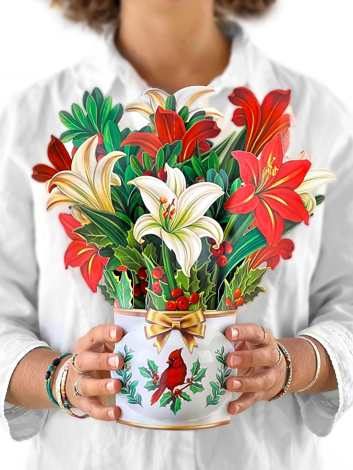 Winter Joy FreshCut Paper - Pop Up Flower Bouquet