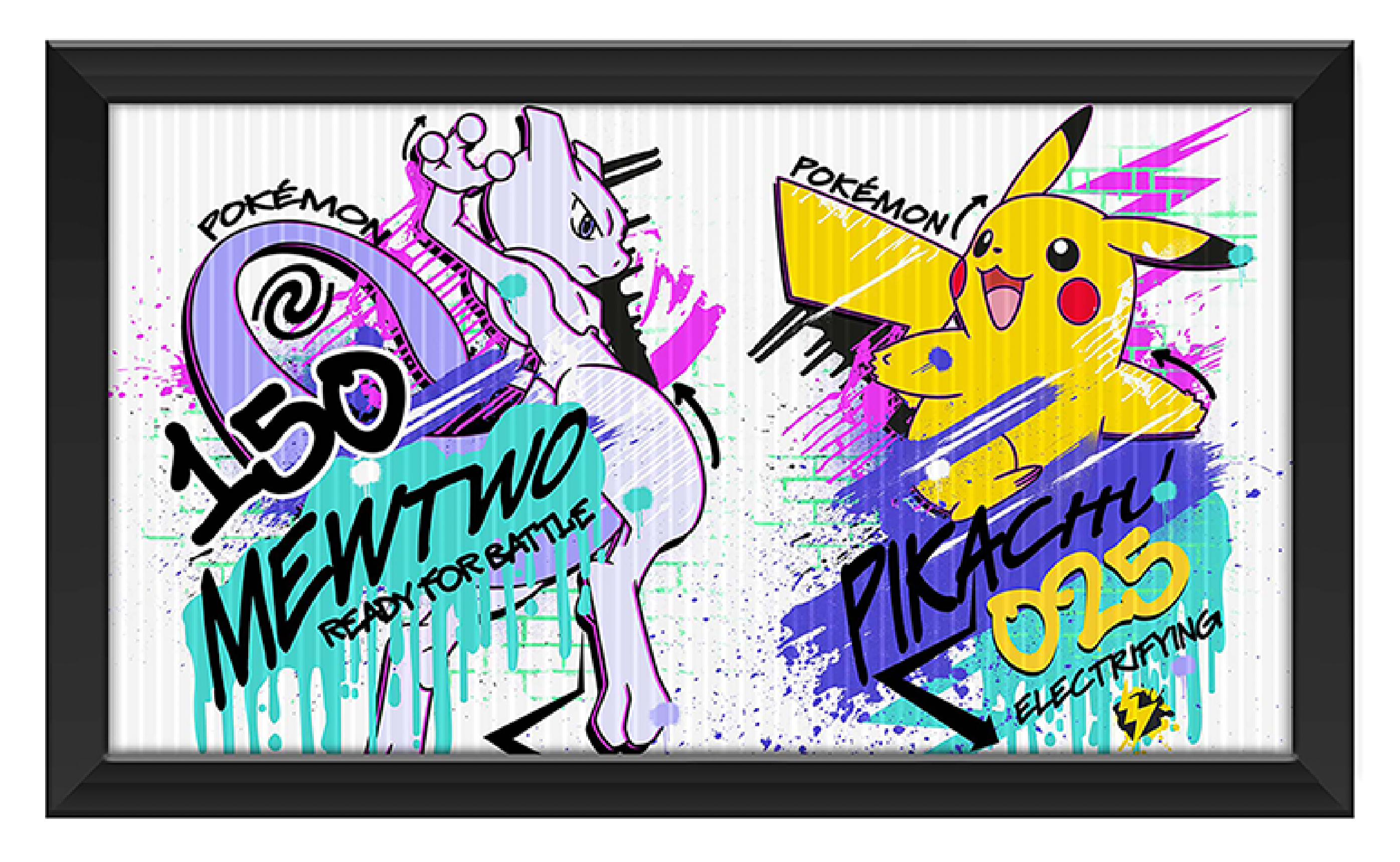 Pokemon Framed Lenticular Wall Art