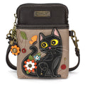 Black Cat Cellphone Crossbody Purse