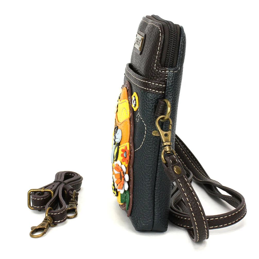 Bee Hive Cellphone Crossbody Navy
