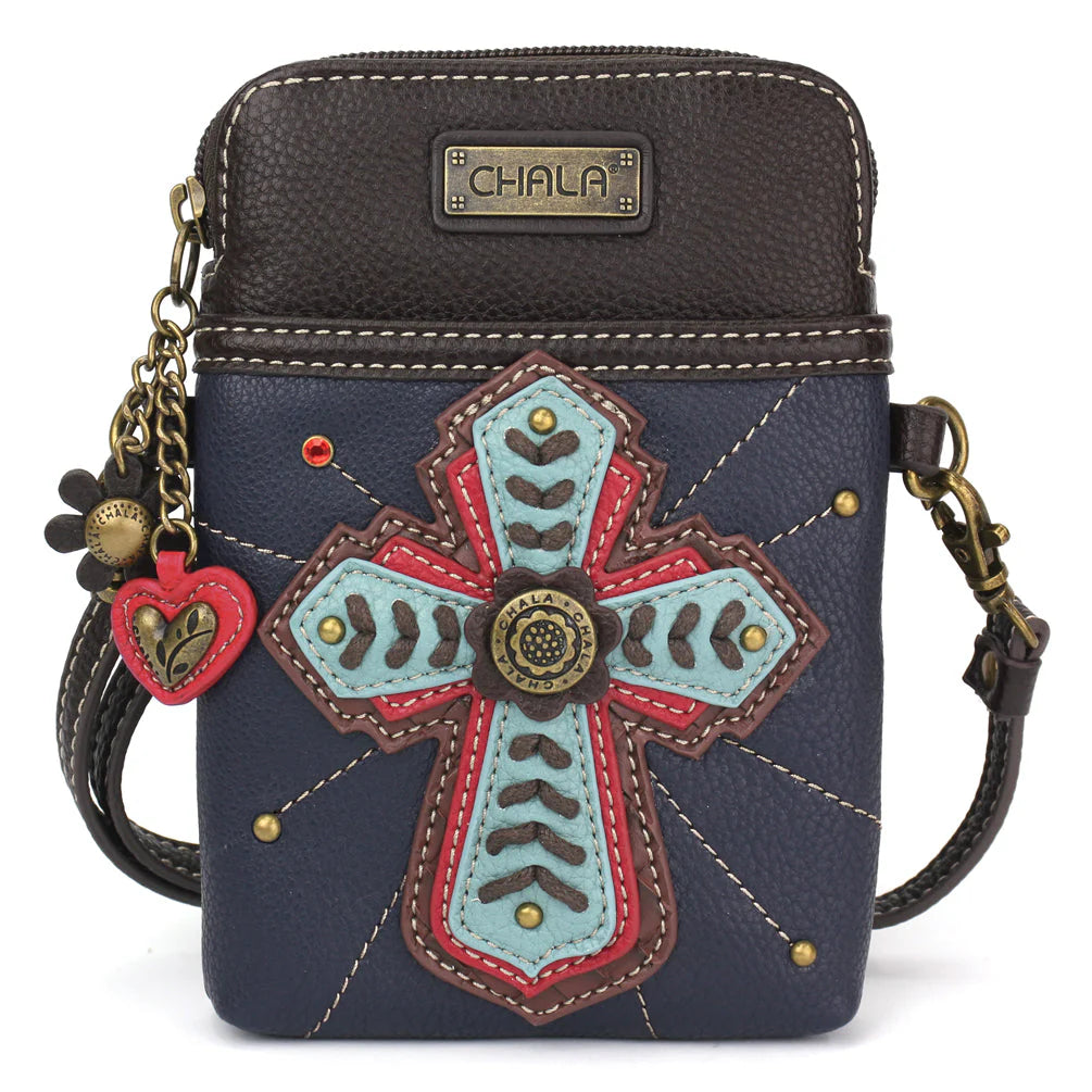 Chevron Cross Cellphone Crossbody