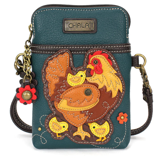 Hen with Chicks Cellphone Crossbody