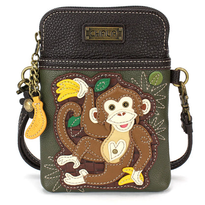 Monkey with Bananas Cellphone Crossbody