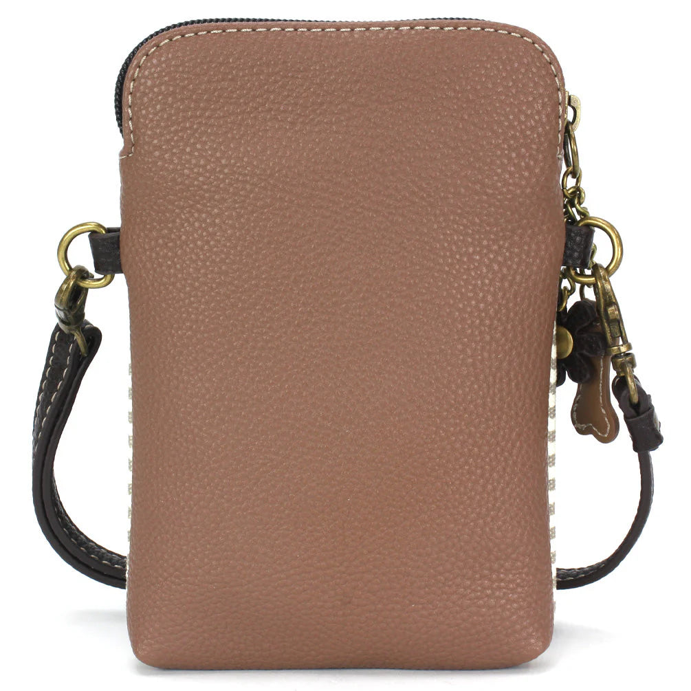 Ivory Paw Print Cellphone Crossbody