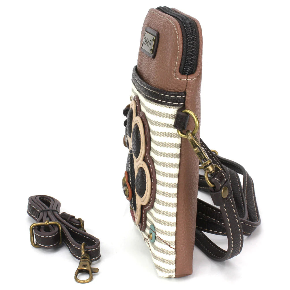 Paw Print Cellphone Crossbody Ivory