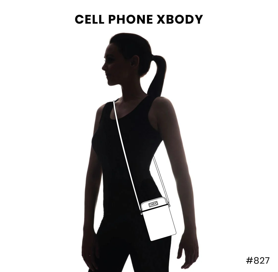 Bee Hive Cellphone Crossbody Navy