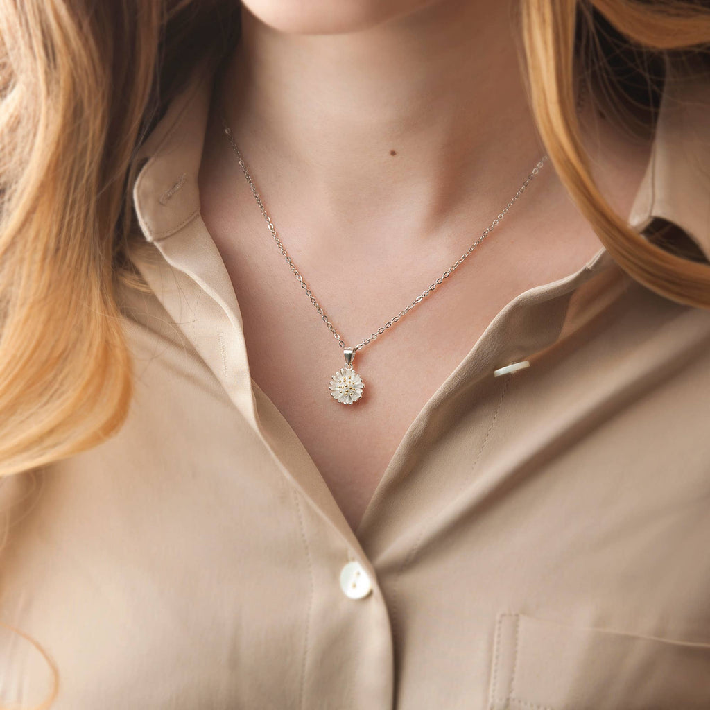 Happy 13th Birthday Daisy Sterling Silver Necklace