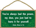 You've Always Had the Power, My Dear...Wood Sign