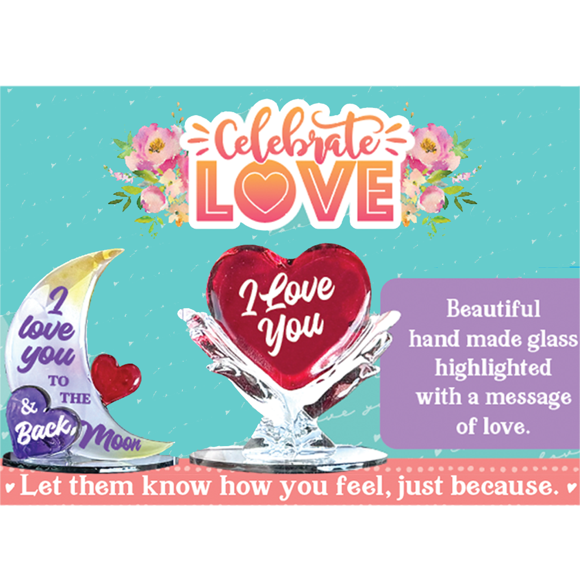 Celebrate Love Glass Keepsake Assortment