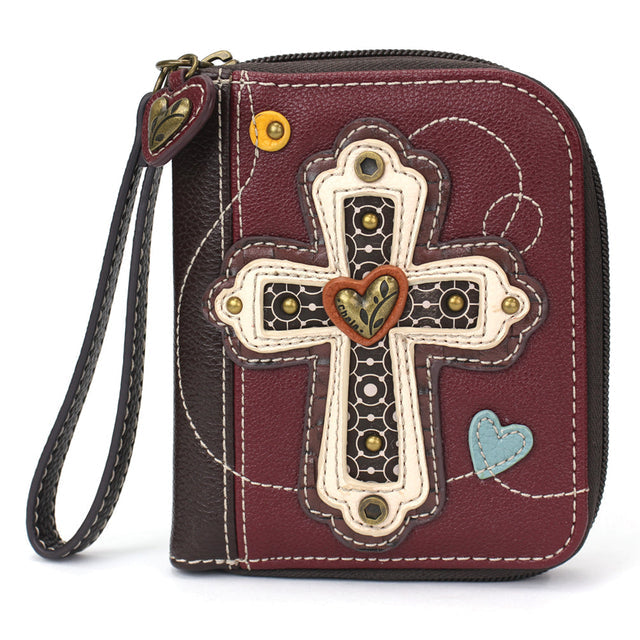 Cross Zip Around Wallet