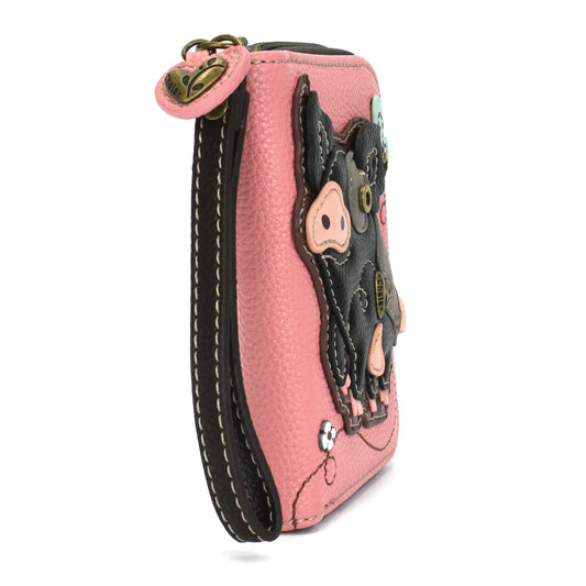 Pig Zip Around Wallet