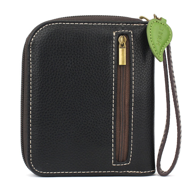 Sunflower Group Zip Around Wallet