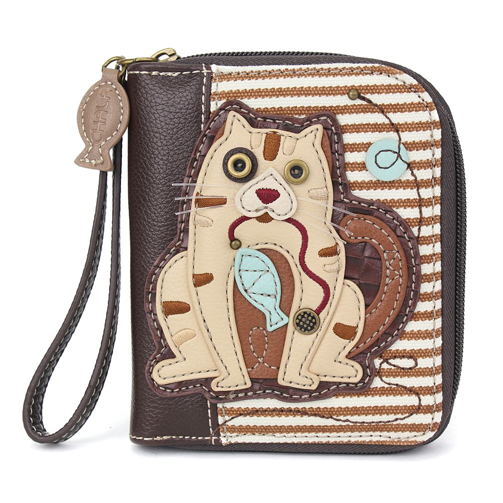 Cat Zip Around Wallet