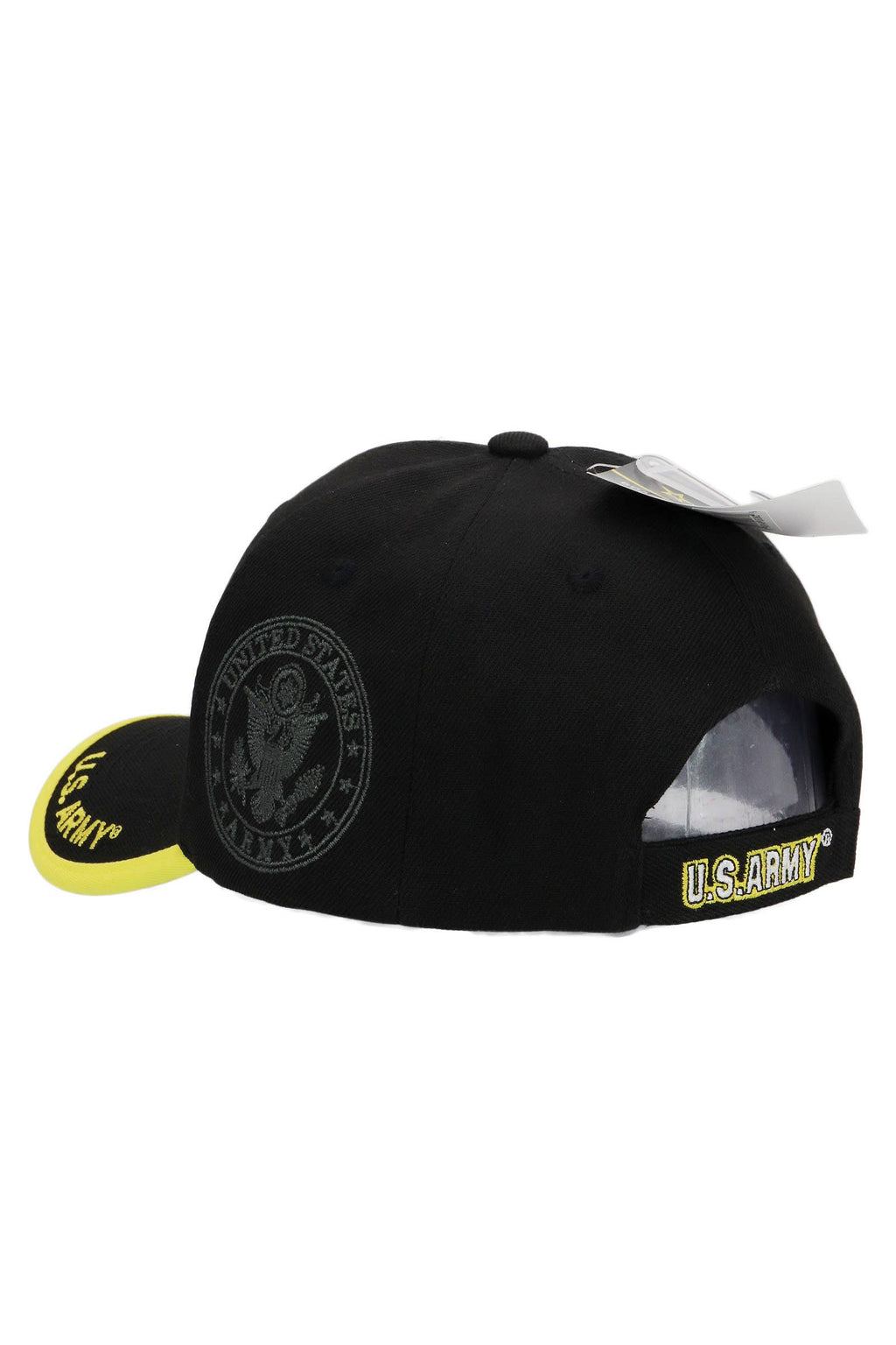 U.S. Army Star Logo Licensed Baseball Cap: BLACK / ONE SIZE