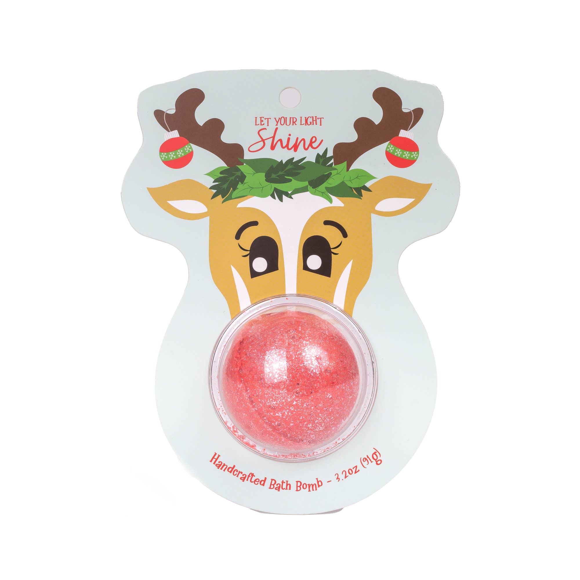 Reindeer Clamshell Bath Bomb