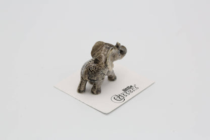 African Elephant Calf Mini Figurine