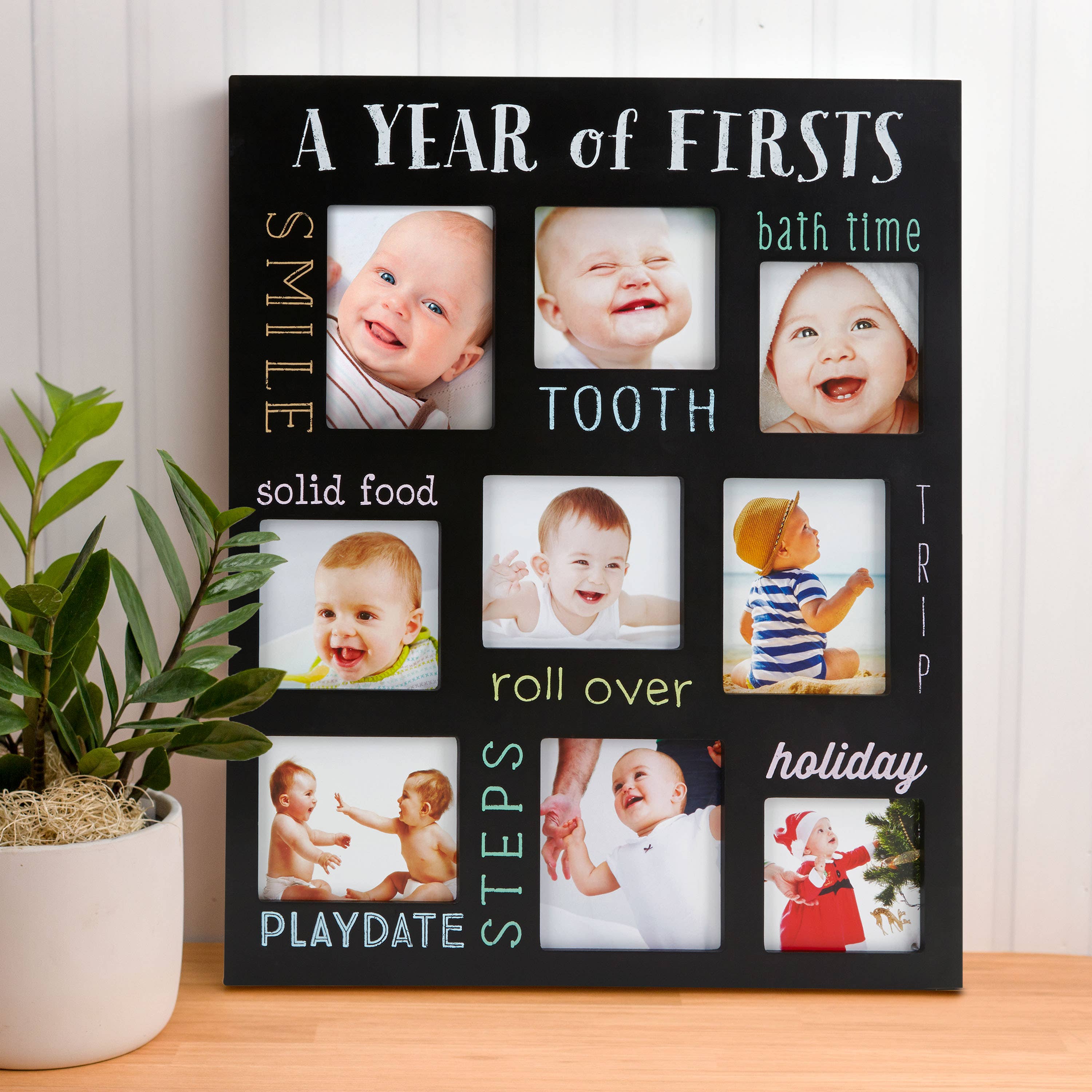 Baby's Firsts Chalkboard Frame
